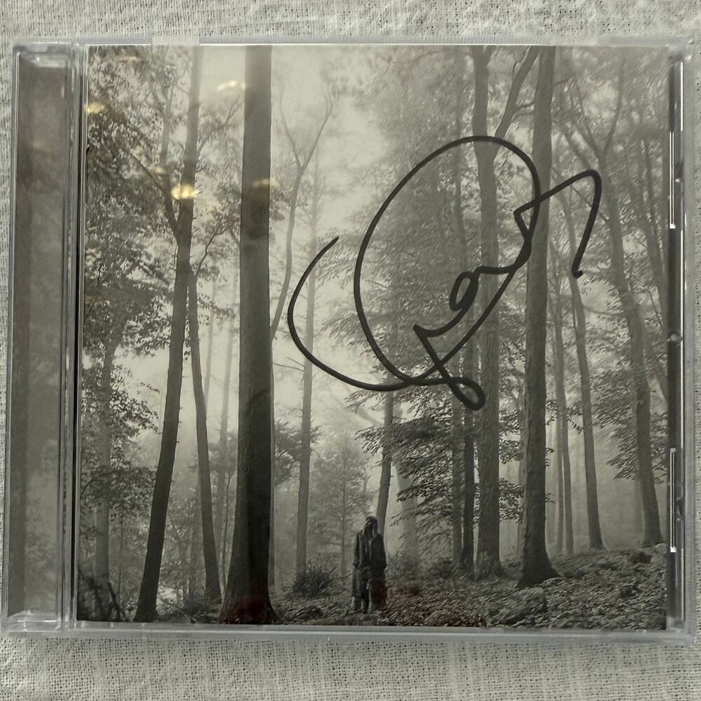 Taylor Swift | like new autographed signed Folklore cd album record